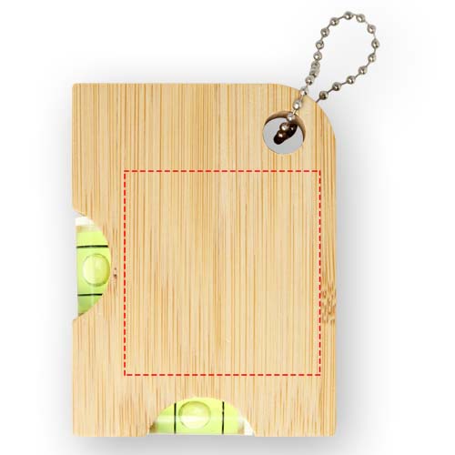 Abrebotellas de bambú con nivel "Levo" 