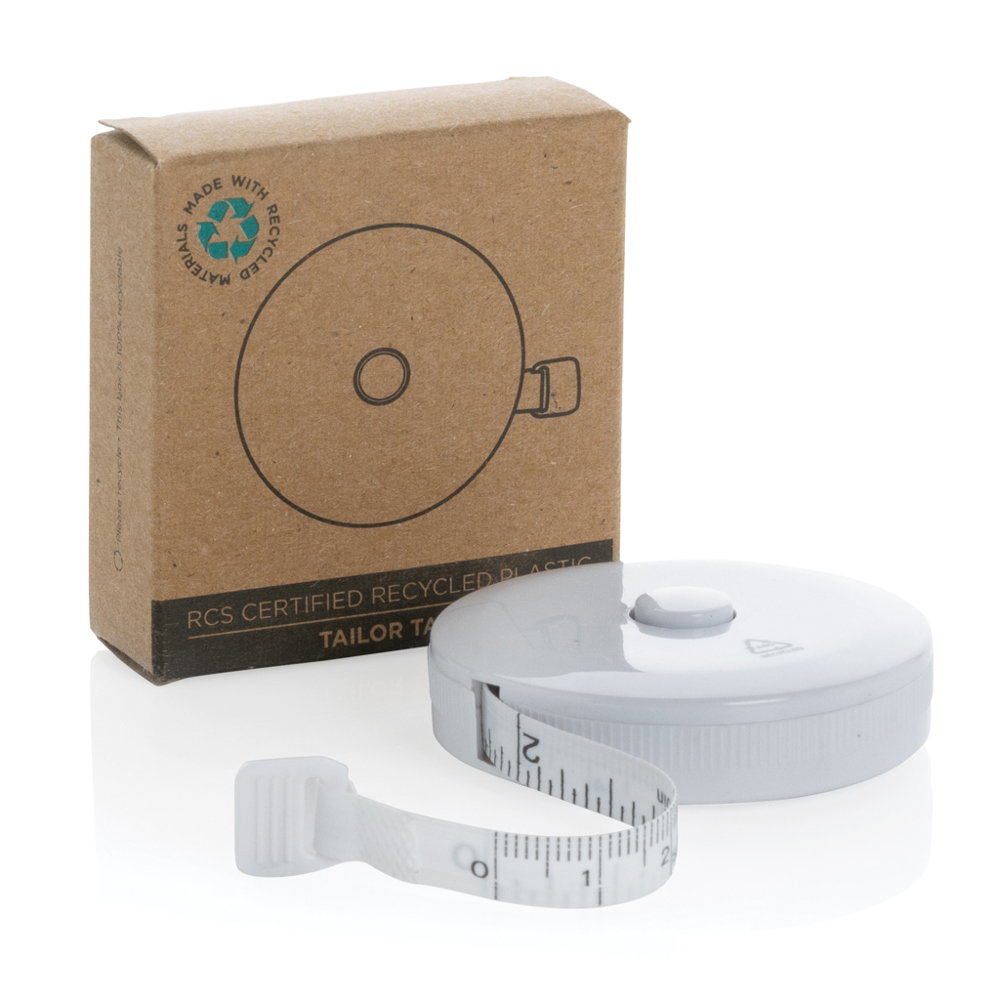 Cinta de sastre de plástico reciclado RCS